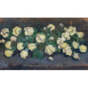 Alfons Karpiński (1875 Rozwadów - 1961 Kraków), Żółte róże