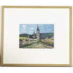 Nikifor Krynicki (1895 Krynica Zdrój - 1968 Folusz), Pohled na město s kostelem