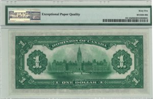 Dominion of Canada 1917 $1 Banknote DC-23d