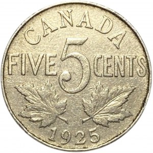 Kanada 1925 5 centů