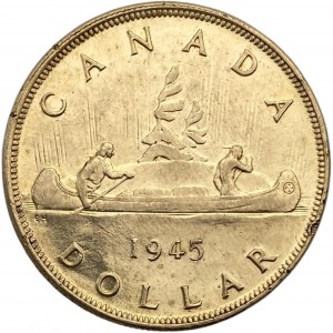 Canada 1945 Silver Dollar