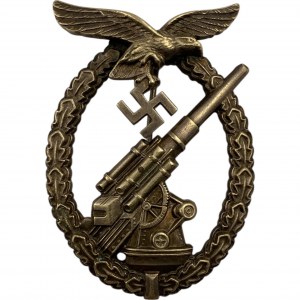 Germany Luftwaffe Flak Artillery Badge Gustav Grehmer