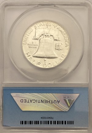 United States 1958D Franklin Half Dollar