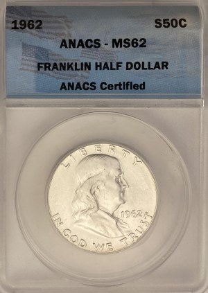 United States 1962 Franklin Half Dollar