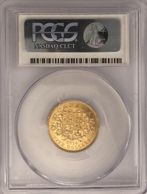 Canada 1914 $5 Gold - Canadian Gold Reserve Hoard