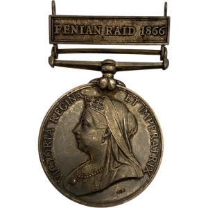 Canada General Service Medal Fenian Raids to Grimsby Cavalry