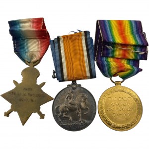 Great Britain WWI Trio Suffolk Regiment