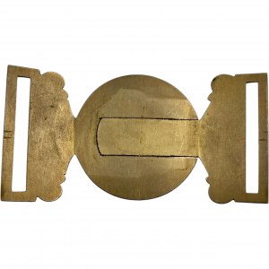 Edwardian Unattached Officers Belt Buckle - Canadian Mounted Rifles