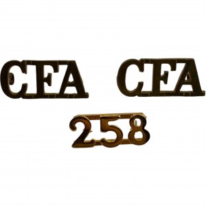 Canada Canadian Field Artillery & 258 Badges