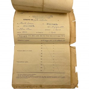 Italy Cross of Merit with Documents 1919