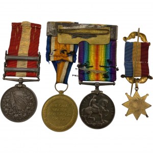 Canada General Service Medal Fenian Raid Red River & WWI Family Group