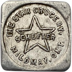Canada Mildmay Ontario 1 Cent Schefter Merchant Token 644-F-F