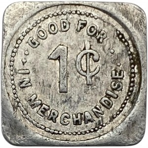 Canada Mildmay Ontario 1 Cent Schefter Merchant Token 644-F-F