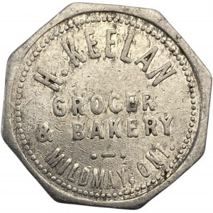 Canada Mildmay Ontario 10 Cent H. Keelan Merchant Token 644-D-D