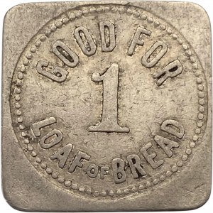 Canada Milverton Ontario 1 Loaf G. Guenther Merchant Token