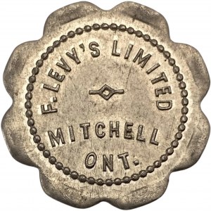 Canada Mitchell Ontario 10 Cent F. Levy's Merchant Token 654-B-D