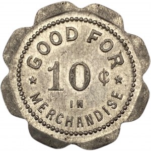 Canada Mitchell Ontario 10 Cent F. Levy's Merchant Token 654-B-D
