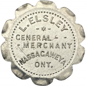 Canada Nassagaweya Ontario 25 Cent L. Elsley Merchant Token 676-A-C