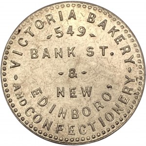 Canada New Edinboro Ontario 1 Loaf B.Slinn Victoria Bakery Merchant Token