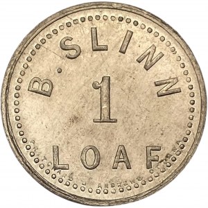 Canada New Edinboro Ontario 1 Loaf B.Slinn Victoria Bakery Merchant Token