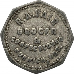 Canada Norwich Ontario 1 Cent R.A. Vair Merchant Token 720-G-G