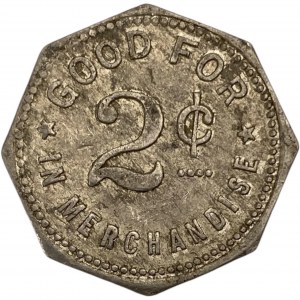 Canada Norwich Ontario 2 Cent R.A. Vair Merchant Token 720-G-Fy