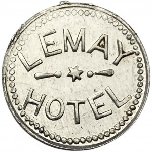 Canada Ottawa Ontario 5 Cent Lemay Hotel Merchant Token 760-CH-E