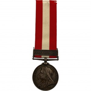 Canada General Service Medal Fenian Raids Medal - Gr. H. Pratt, 4th Bde