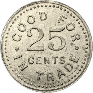 Canada Otterville Ontario 25 Cent S. Smiley Merchant Token 764-A-C