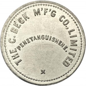 Canada Penetanguishene Ontario 50 Cent Beck Mfg. Co. Merchant Token 788-A-B