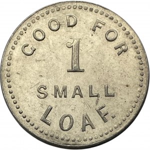 Canada Peterboro Ontario 1 Small Loaf N. Lush & Sons Merchant Token