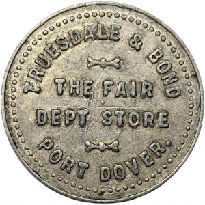 Canada Port Dover Ontario 10 Cent Truesdale & Bond Merchant Token 808-D-D