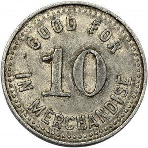 Canada Port Dover Ontario 10 Cent Truesdale & Bond Merchant Token 808-D-D
