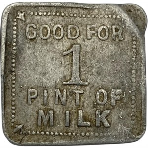 Canada Owen Sound Ontario 1 Pint R.J. Walter Merchant Milk Token