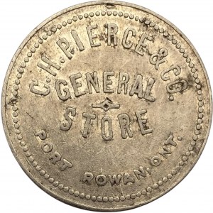 Canada Port Rowan Ontario 25 Cent C.H. Pierce & Co Merchant Token 824-E-C