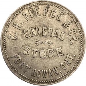Canada Port Rowan Ontario 50 Cent C.H. Pierce & Co. Merchant Token 824-E-B