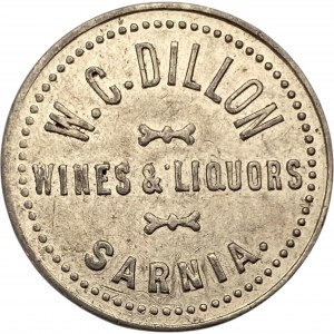 Canada Sarnia Ontario 5 Cent W.C. Dillon Merchant Token 904-A-Ey