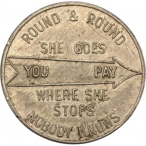 Canada Sarnia Ontario 50 Cent Jim's Shoe Clinic Merchant Token 904-L-Bv