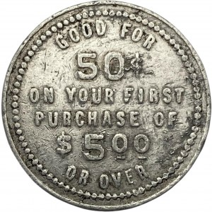 Canada Simcoe Ontario 50 Cent Sovereens Merchant Token 936-L-B
