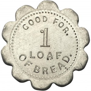 Canada Southampton Ontario 1 Loaf J.A. Wells Baker Merchant Token