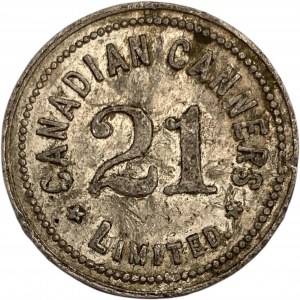 Canada Strathroy Ontario Canadian Canners 21 Corn Merchant Token 968-C-A