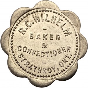 Canada Strathroy Ontario 1 Loaf R.C. Wilhelm Merchant Token
