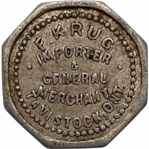 Canada Tavistock Ontario 1 Cent F. Krug Merchant Token 1012-A-Fx