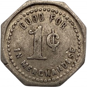Canada Tavistock Ontario 1 Cent F. Krug Merchant Token 1012-A-Fx