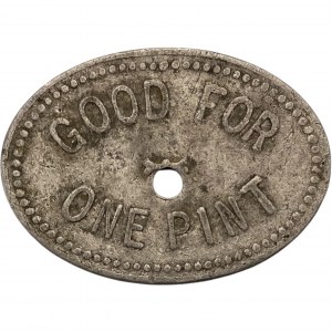 Canada Tillsonburg Ontario One Pint T. Lowrie Merchant Milk Token
