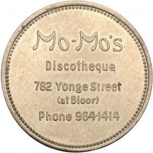 Canada Toronto Ontario Momo's Complimentary Pass Token