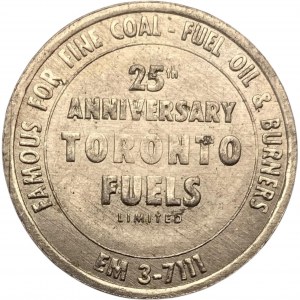 Canada Toronto Ontario 25th Anniversary Toronto Fuels Medallion 1048-AO-C