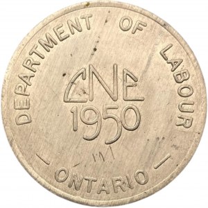 Canada Ontario 1950 CNE Department of Labour Medallion