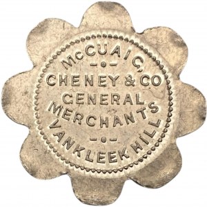 Canada Vankleek Hill Ontario 5 Cent McCuaig Cheney & Co. Merchant Token 1084-B-E