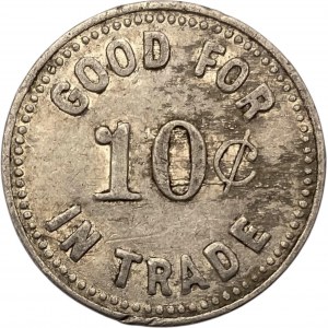 Canada Vanessa Ontario 10 Cent W.H. Bartholomew Merchant Token 1080-B-D